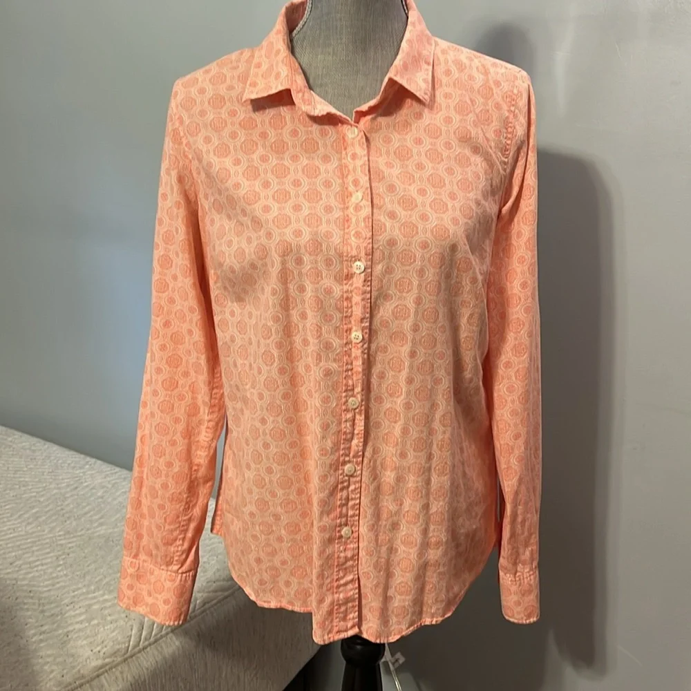 J.Crew long sleeve button up shirt. Size medium.